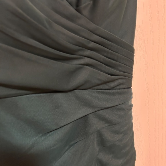 LIKE NEW! Women's Azazie Emerald Green Full Length Dress - 0 - Picture 9 of 10